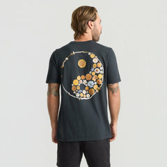 Yin Yang Forage Premium Tee in Washed Black