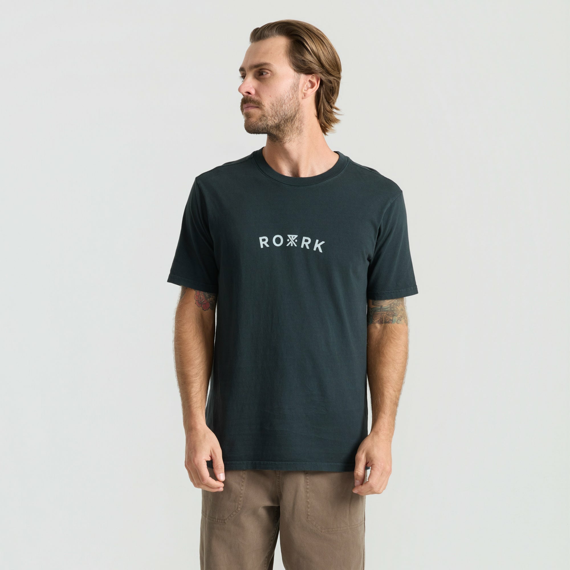 Roark Premium Tee in Washed Black
