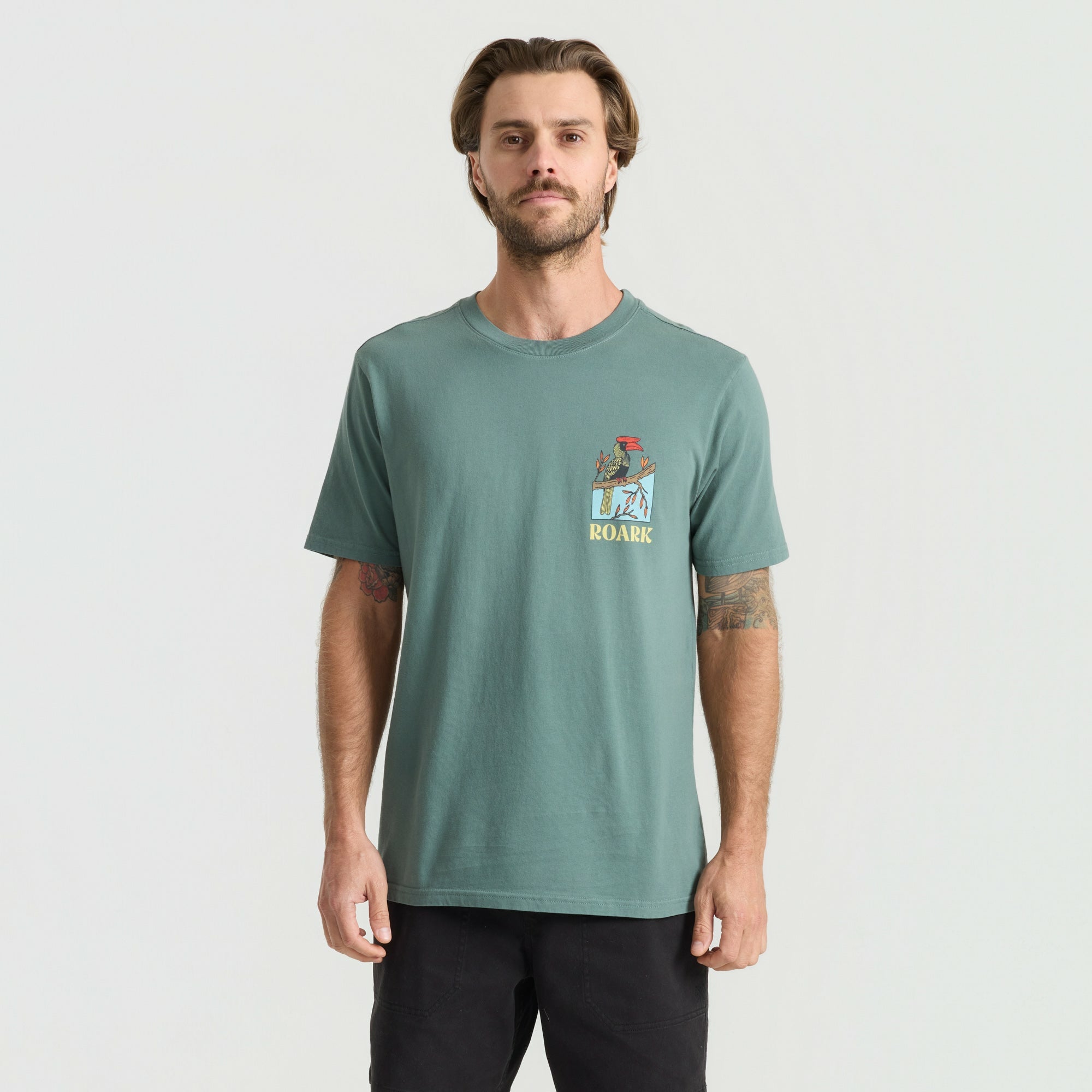 Enjoy Premium Tee in Slate Green