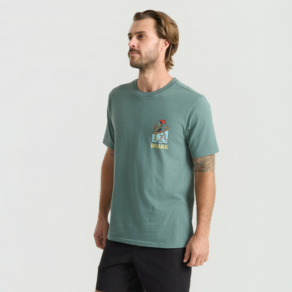 Enjoy Premium Tee in Slate Green