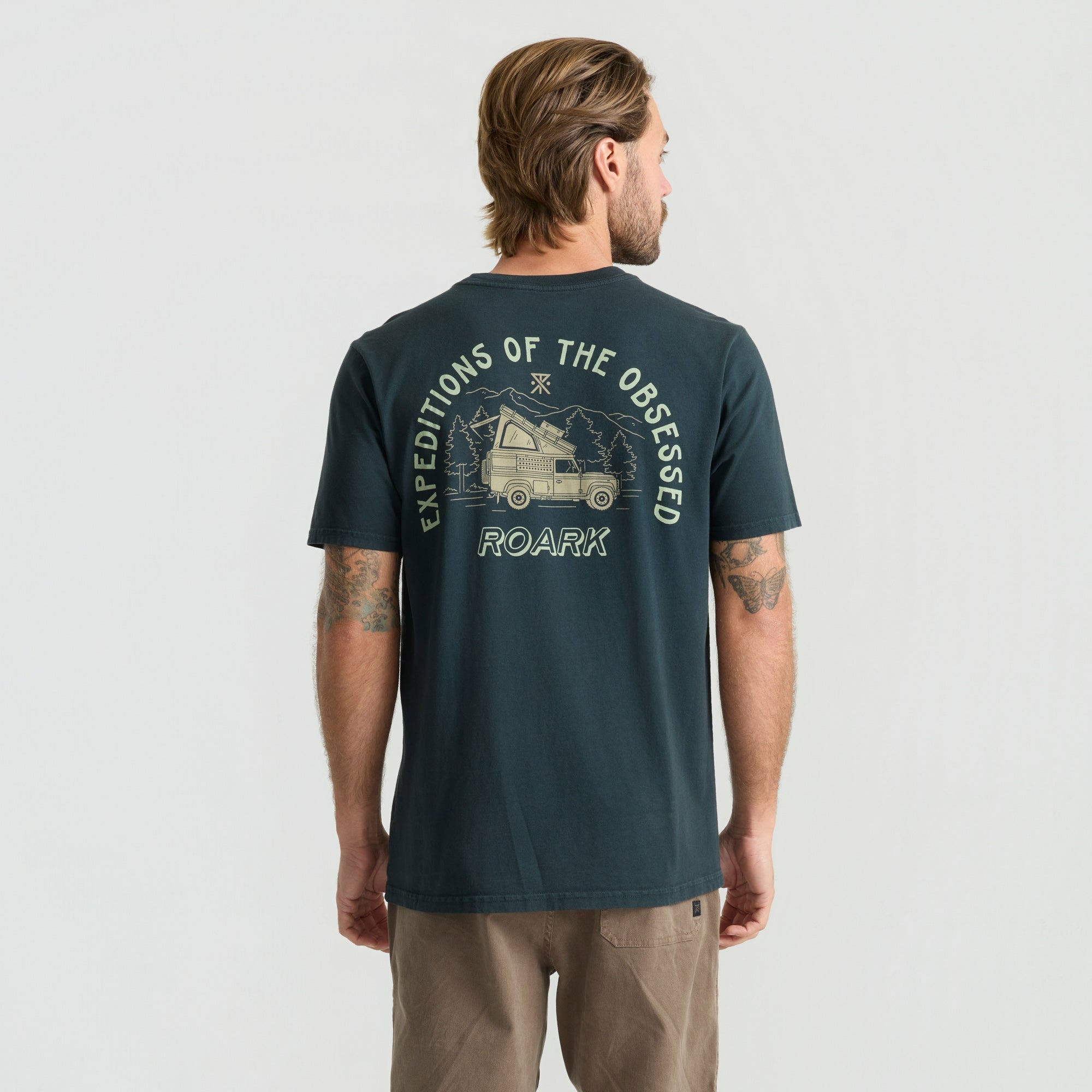 Camper Premium Tee in Washed Black