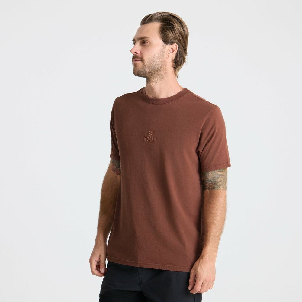 Safecamp Embroidery Premium Tee in Red Clay