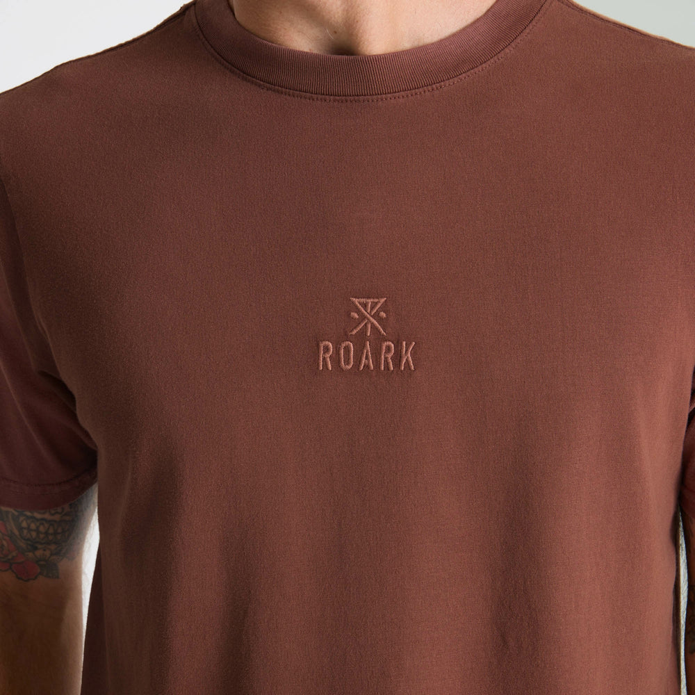 Safecamp Embroidery Premium Tee in Red Clay