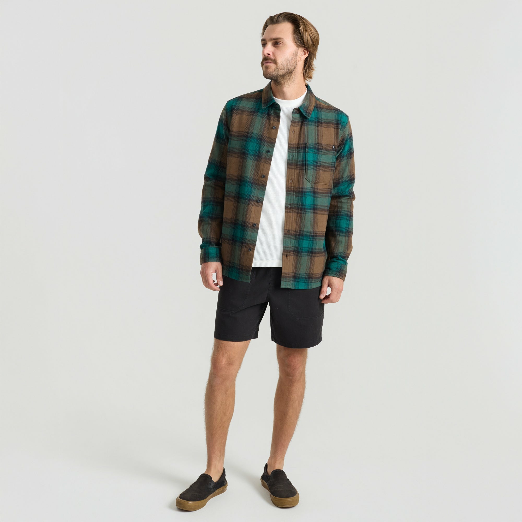 Crossroads Organic Cotton Flannel in Mushroom