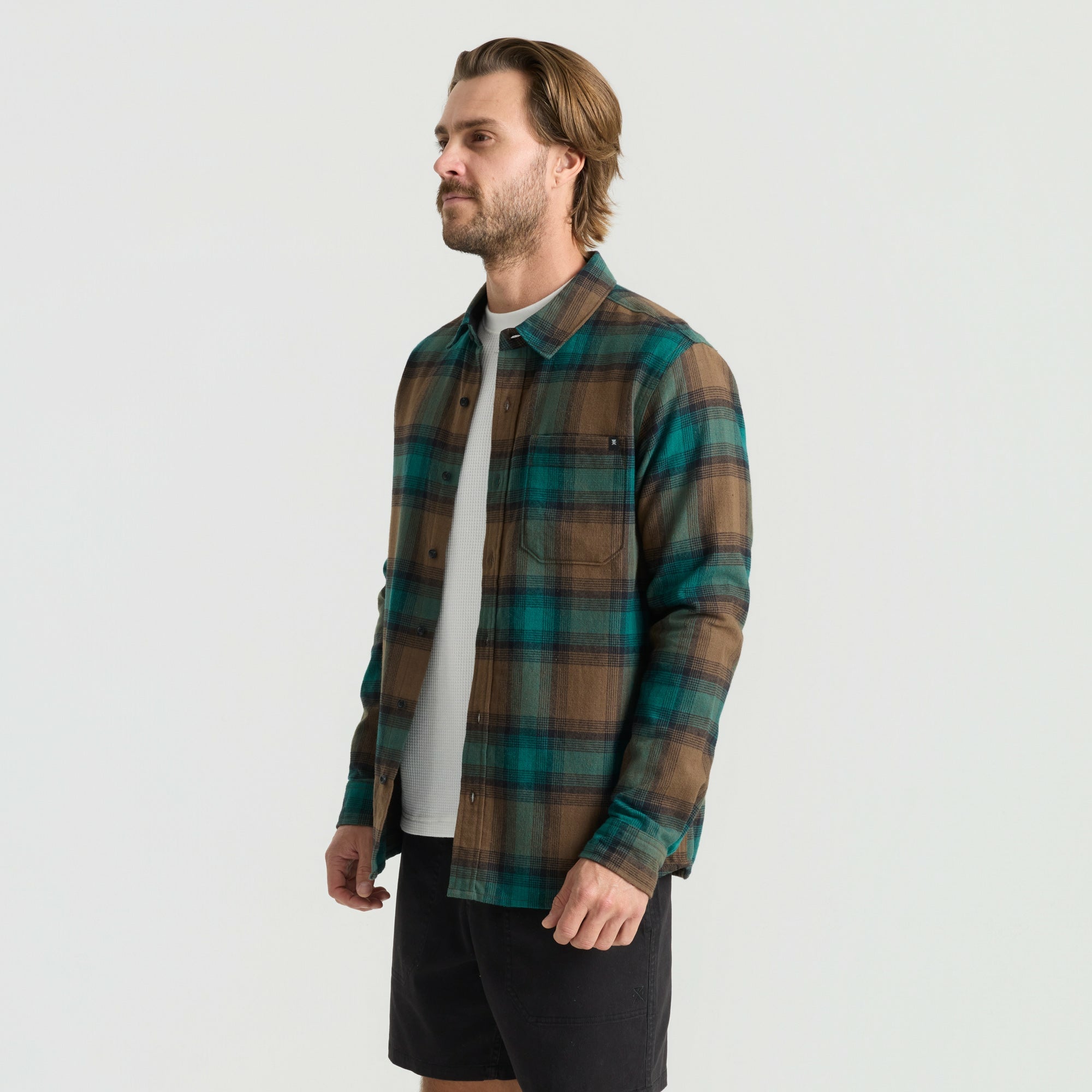 Crossroads Organic Cotton Flannel in Mushroom