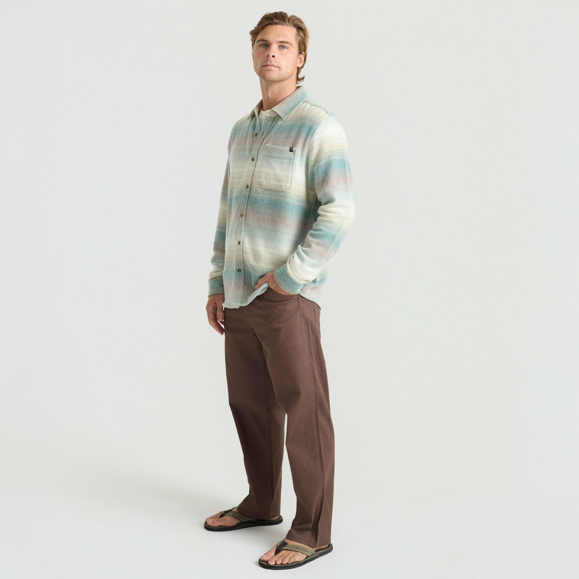 Crossroads Organic Cotton Flannel in Unbleached