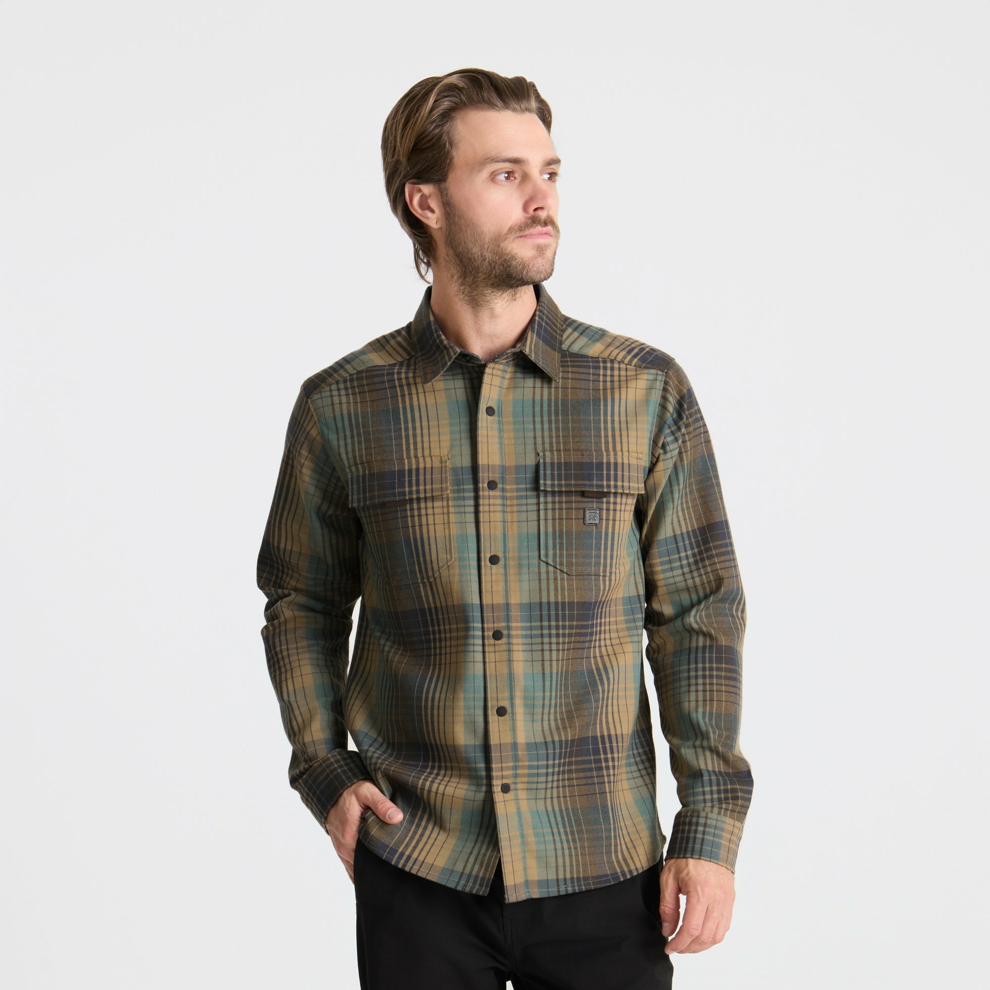 Diablo Flannel in Khaki