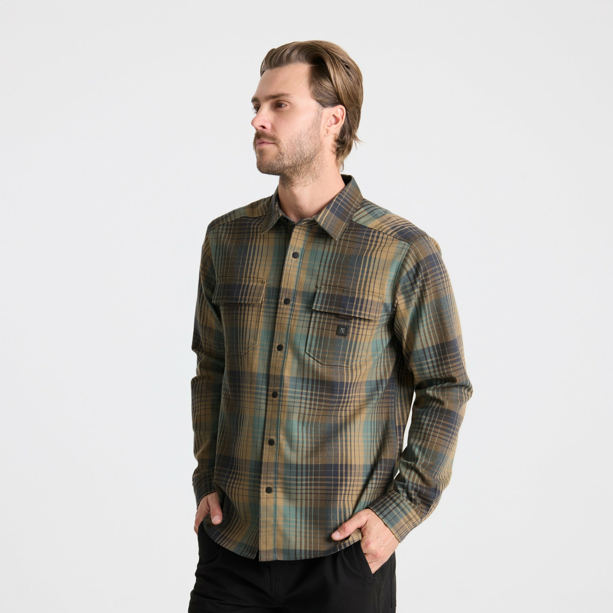 Diablo Flannel in Khaki