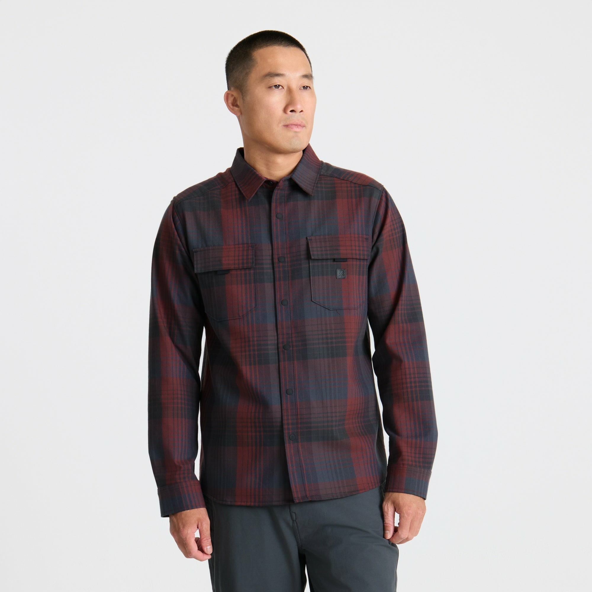 Diablo Flannel in Sangria