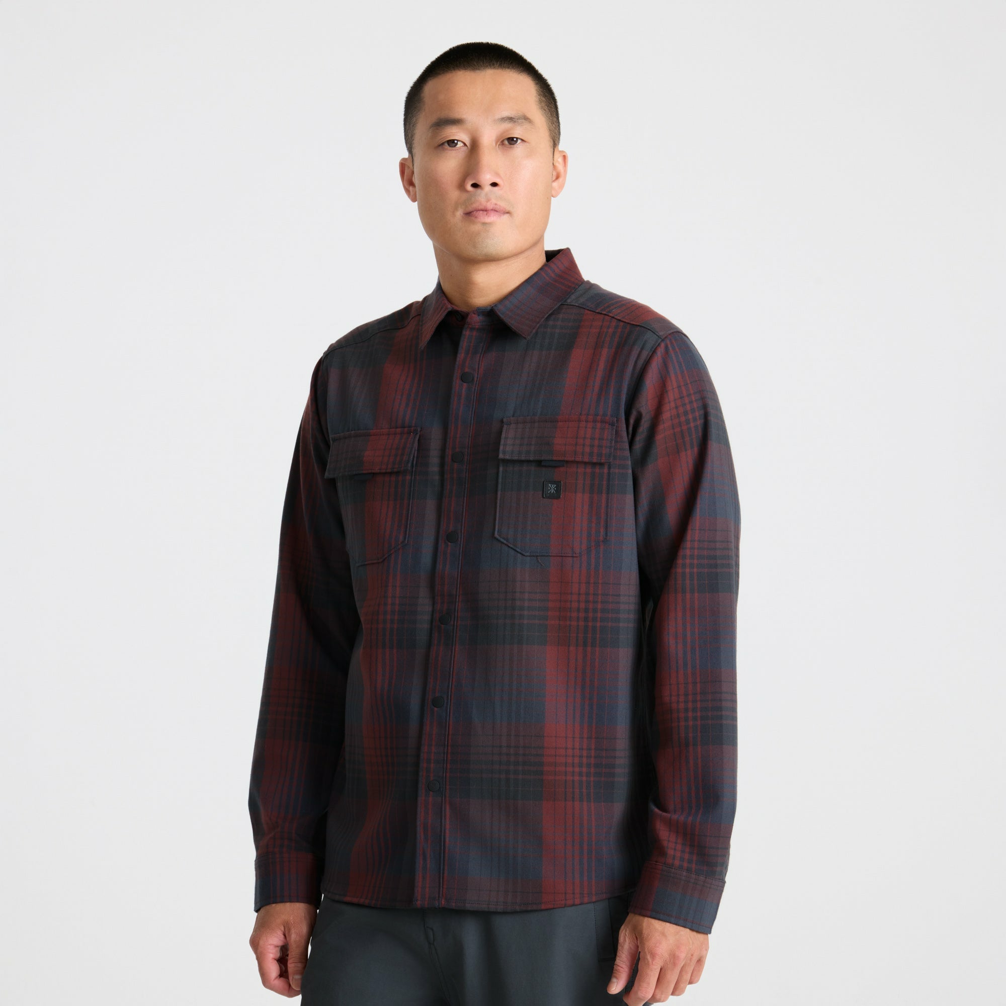 Diablo Flannel in Sangria