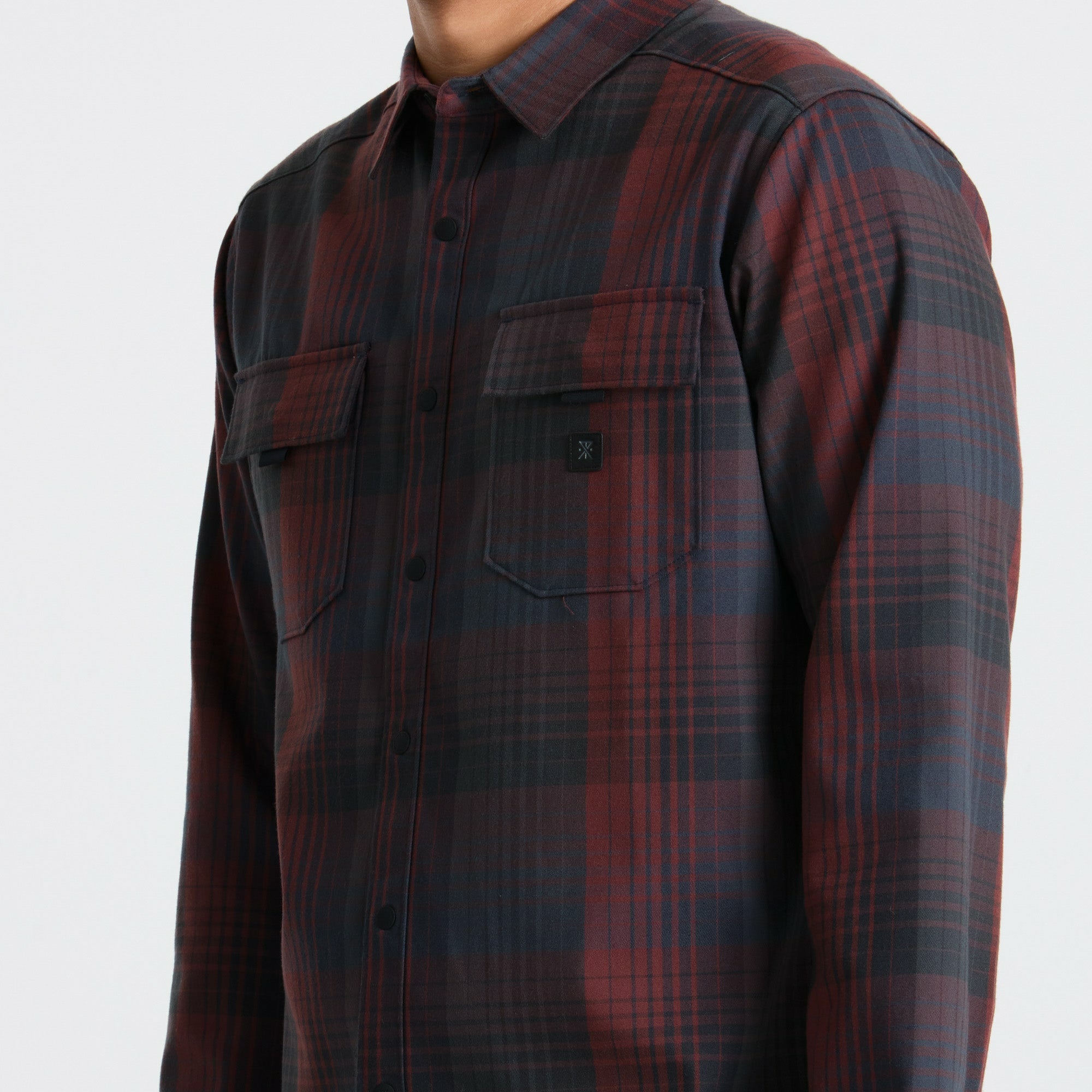 Diablo Flannel in Sangria