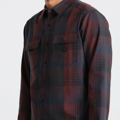 Diablo Flannel in Sangria
