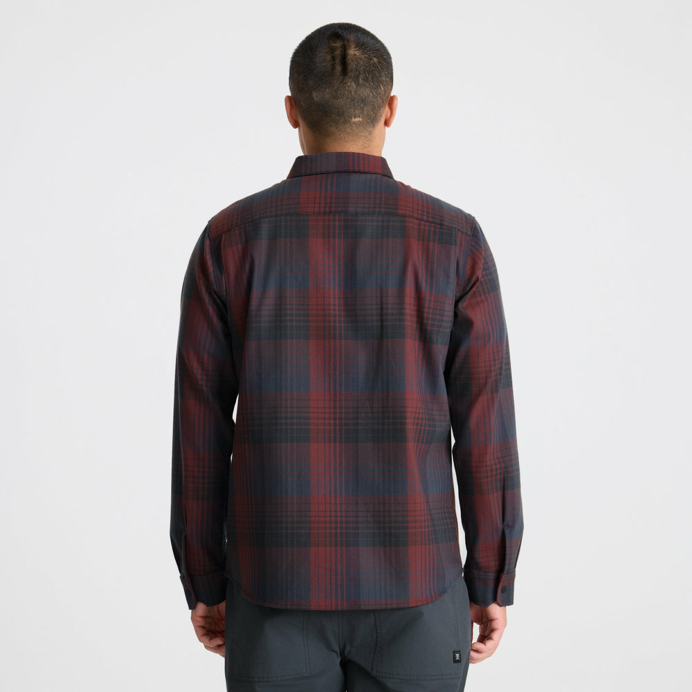 Diablo Flannel in Sangria
