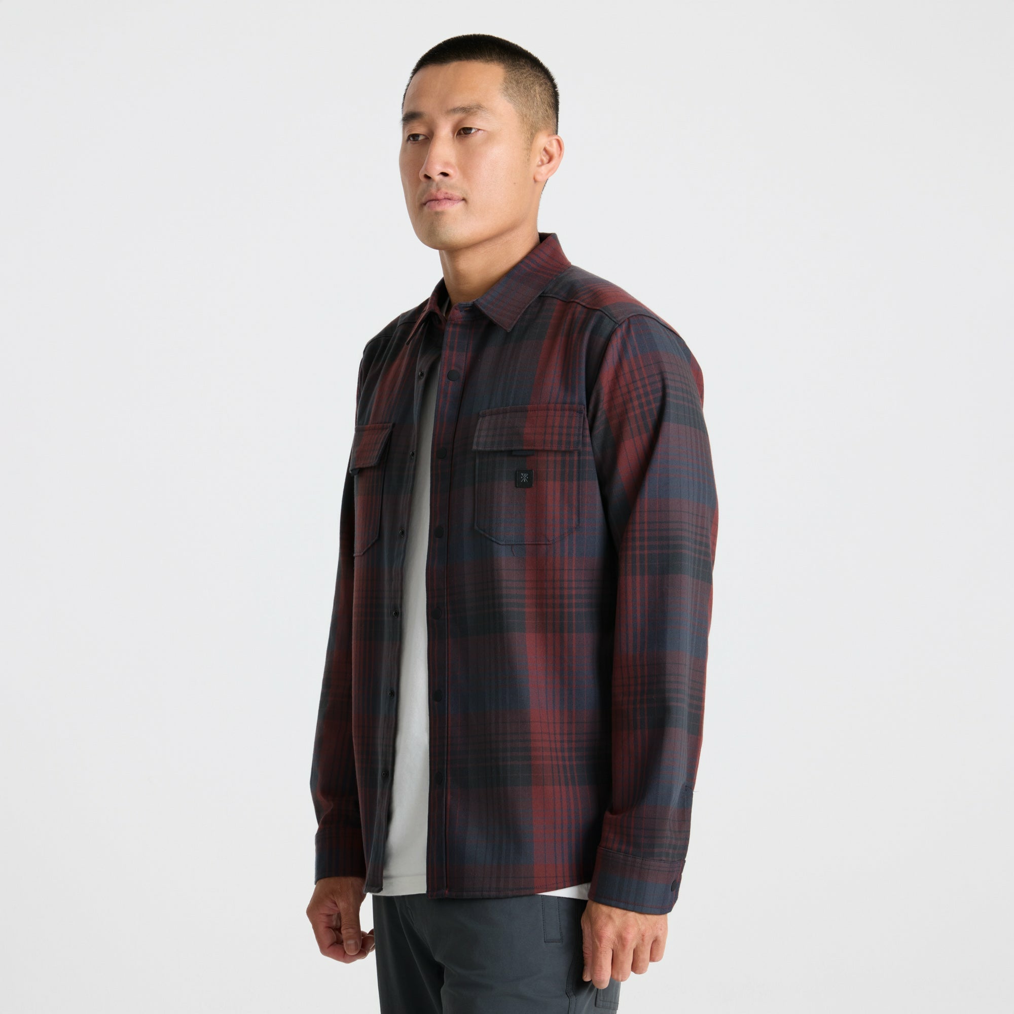 Diablo Flannel in Sangria