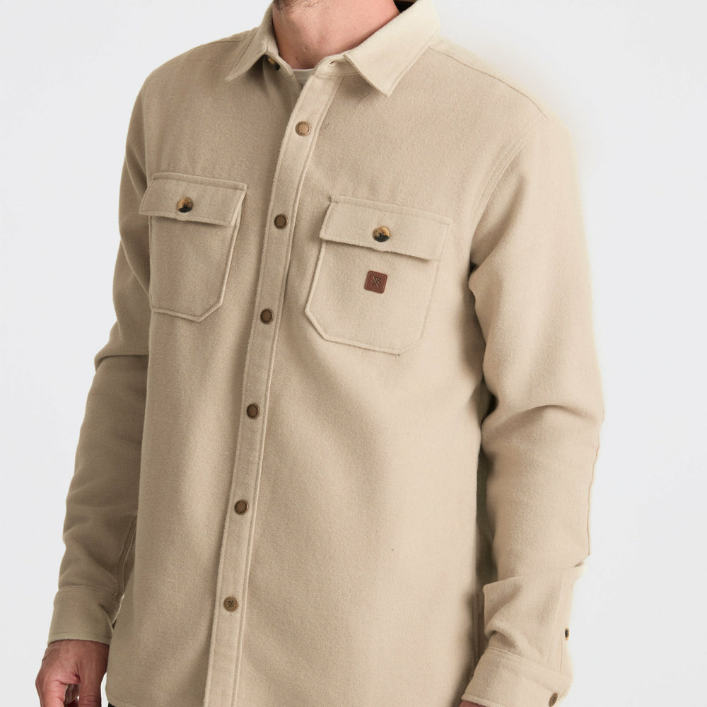 Nordsman Flannel in Fossil