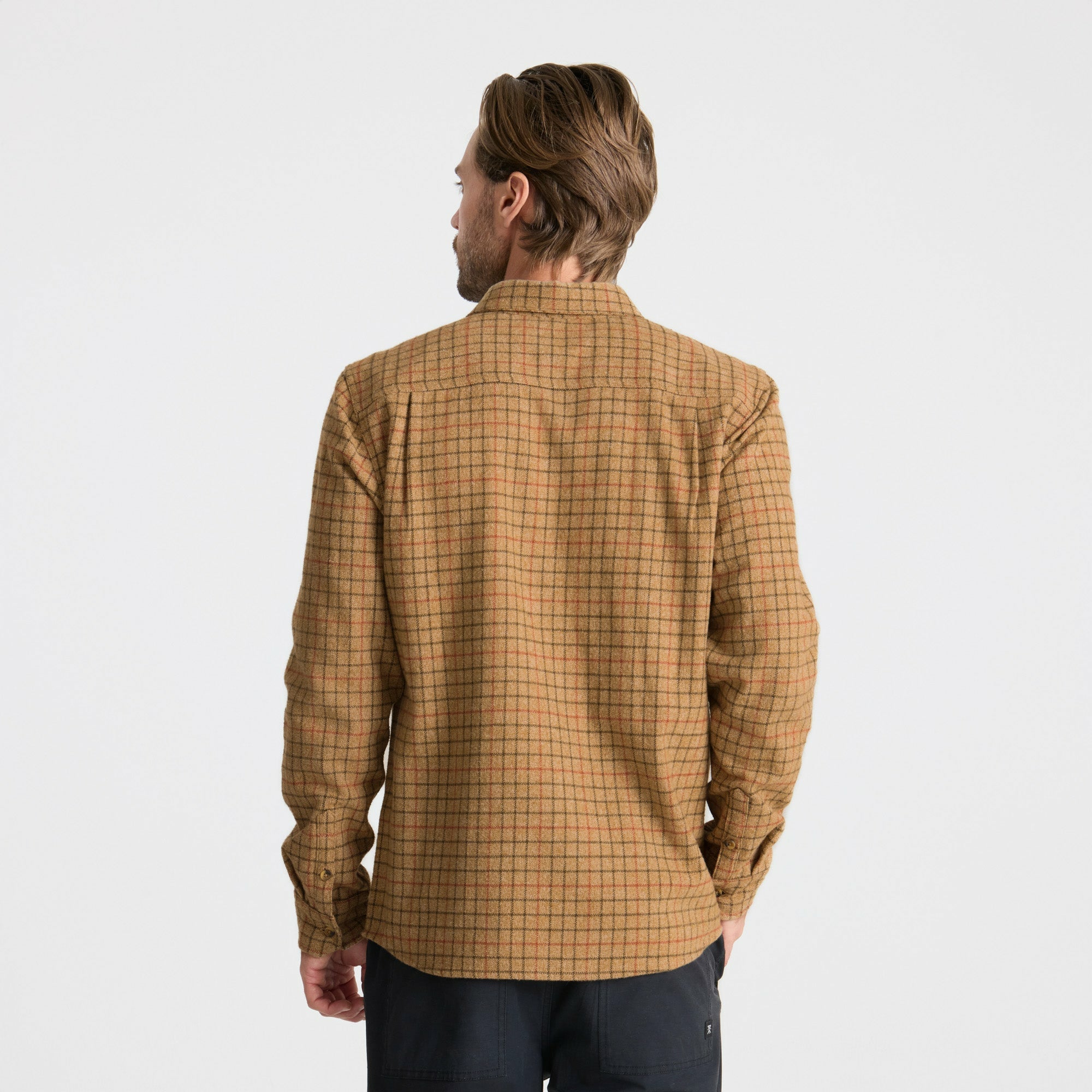 Crossroads Organic Cotton Flannel in Khaki