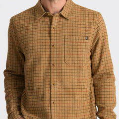Crossroads Organic Cotton Flannel in Khaki