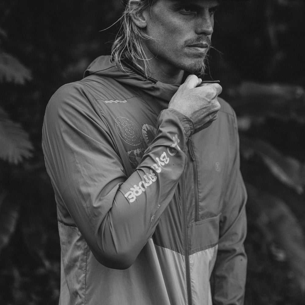 Secondwind 3.0 Jacket in Slate Green/Tan