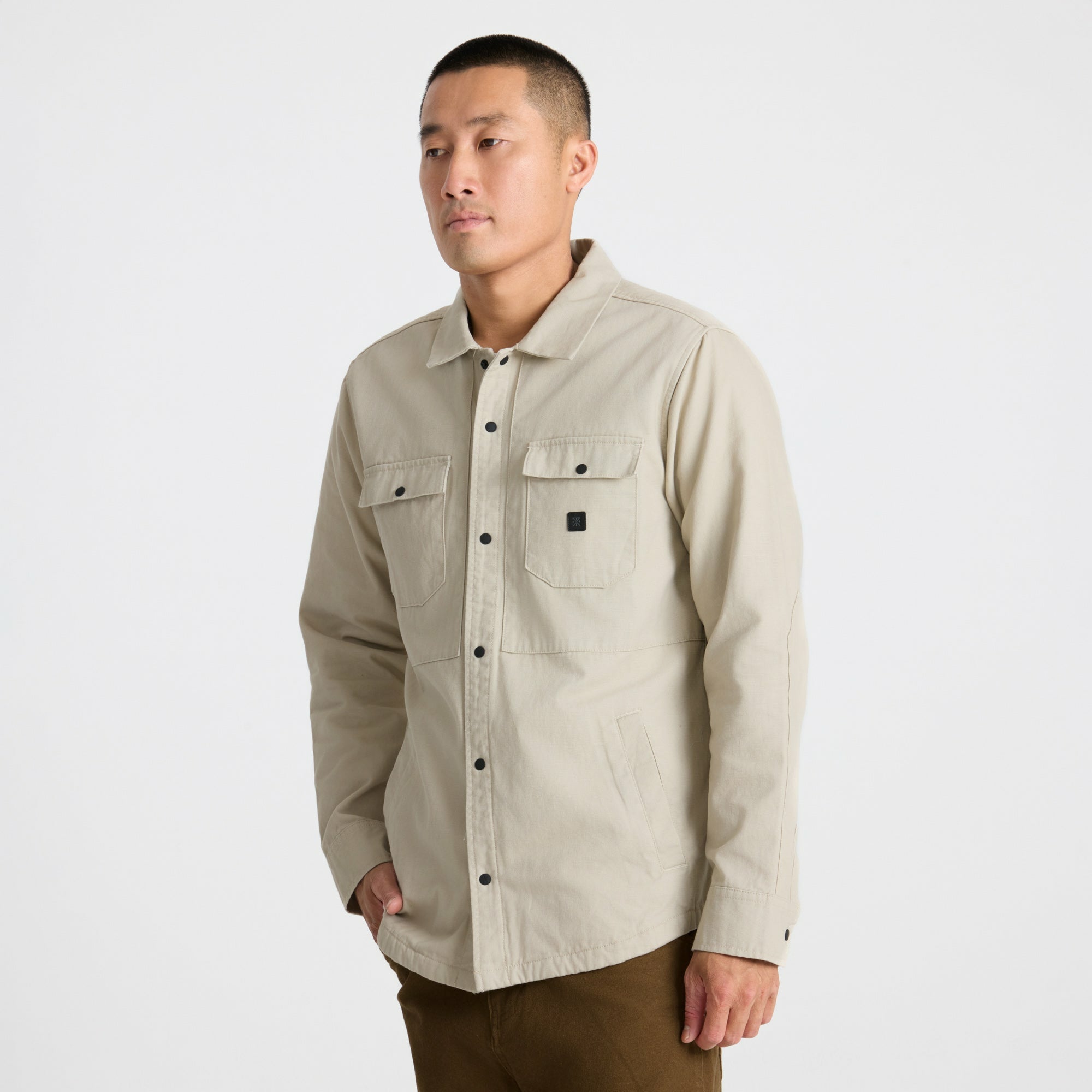 Hebrides Unlined Jacket in Fossil
