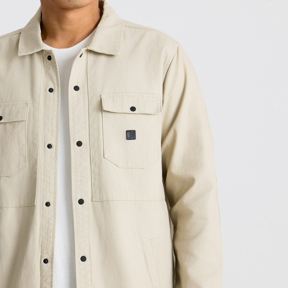 Hebrides Unlined Jacket in Fossil