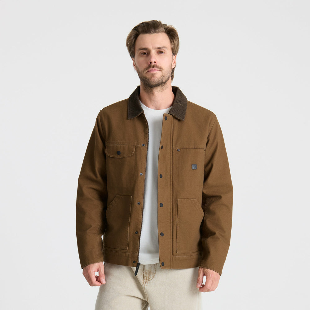 Open Roads Waxed Canvas Jacket in Otter