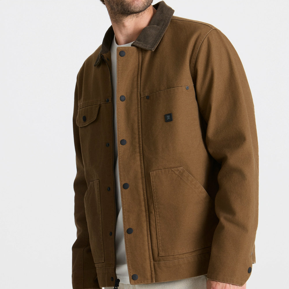 Open Roads Waxed Canvas Jacket in Otter