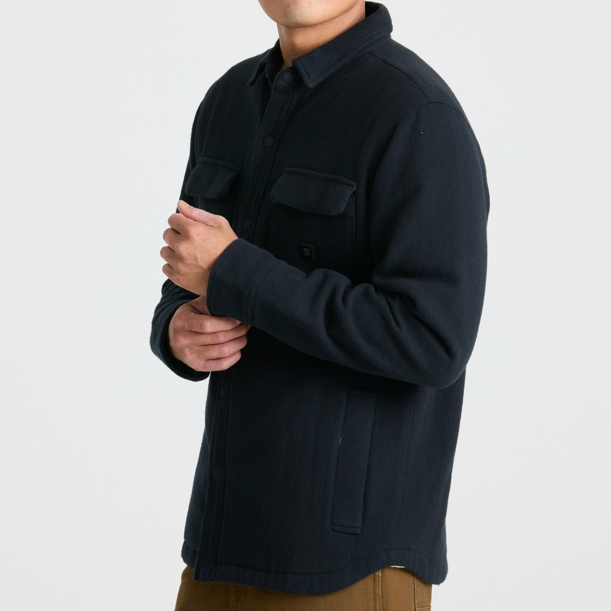 Backwoods Overshirt Jacket in Black