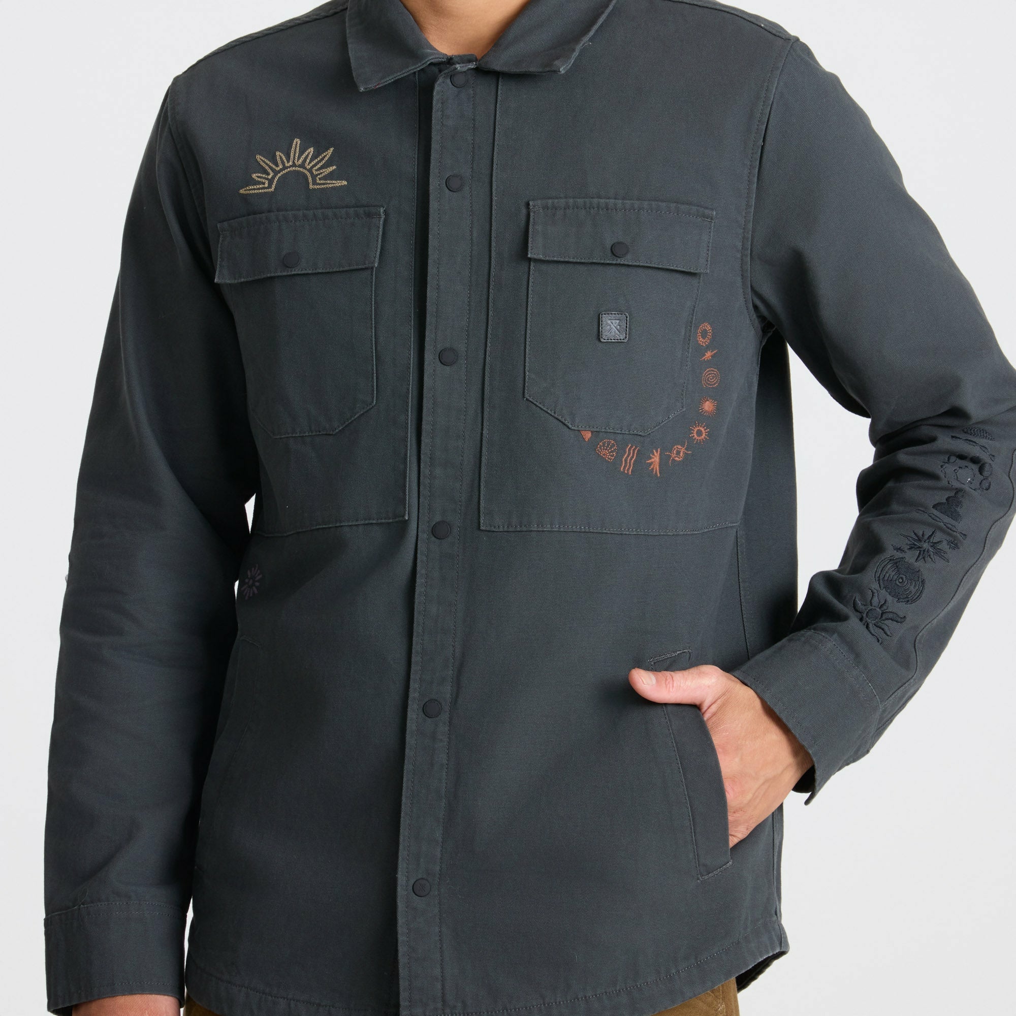 Hebrides Unlined Jacket in Onyx