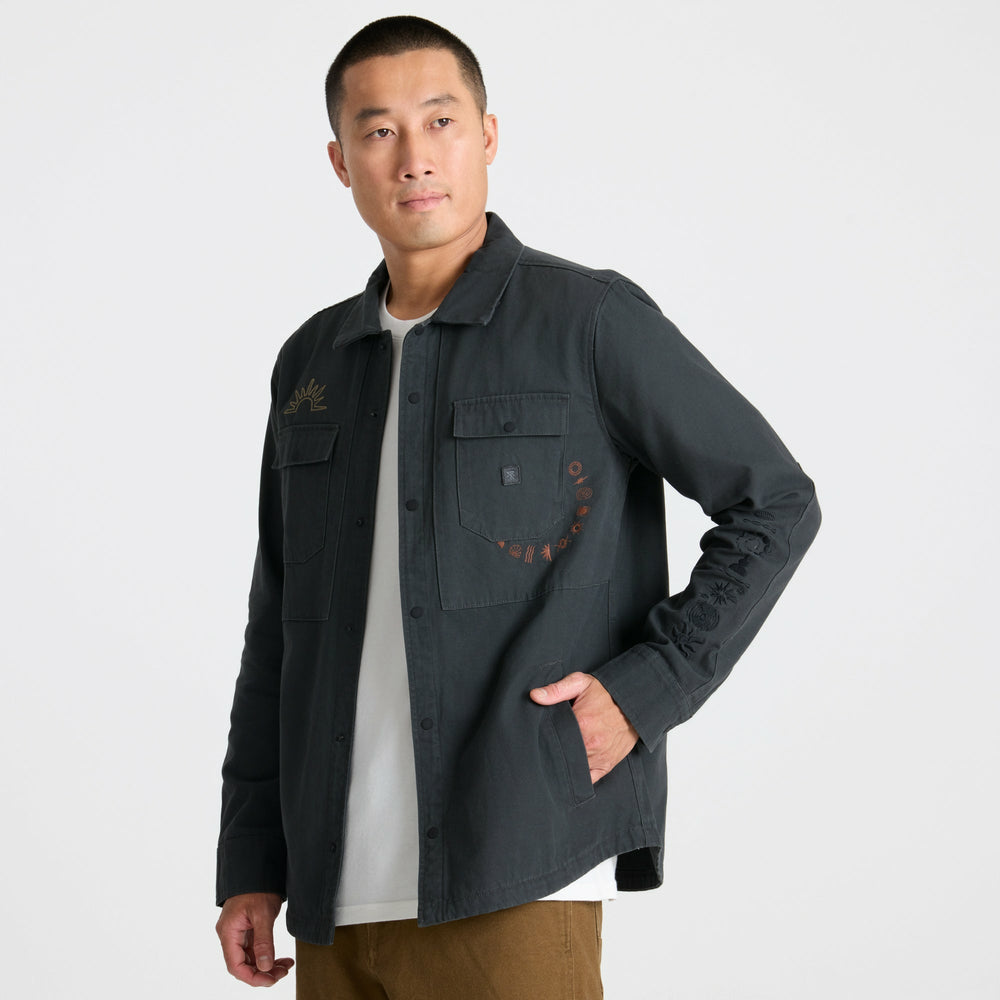 Hebrides Unlined Jacket in Onyx
