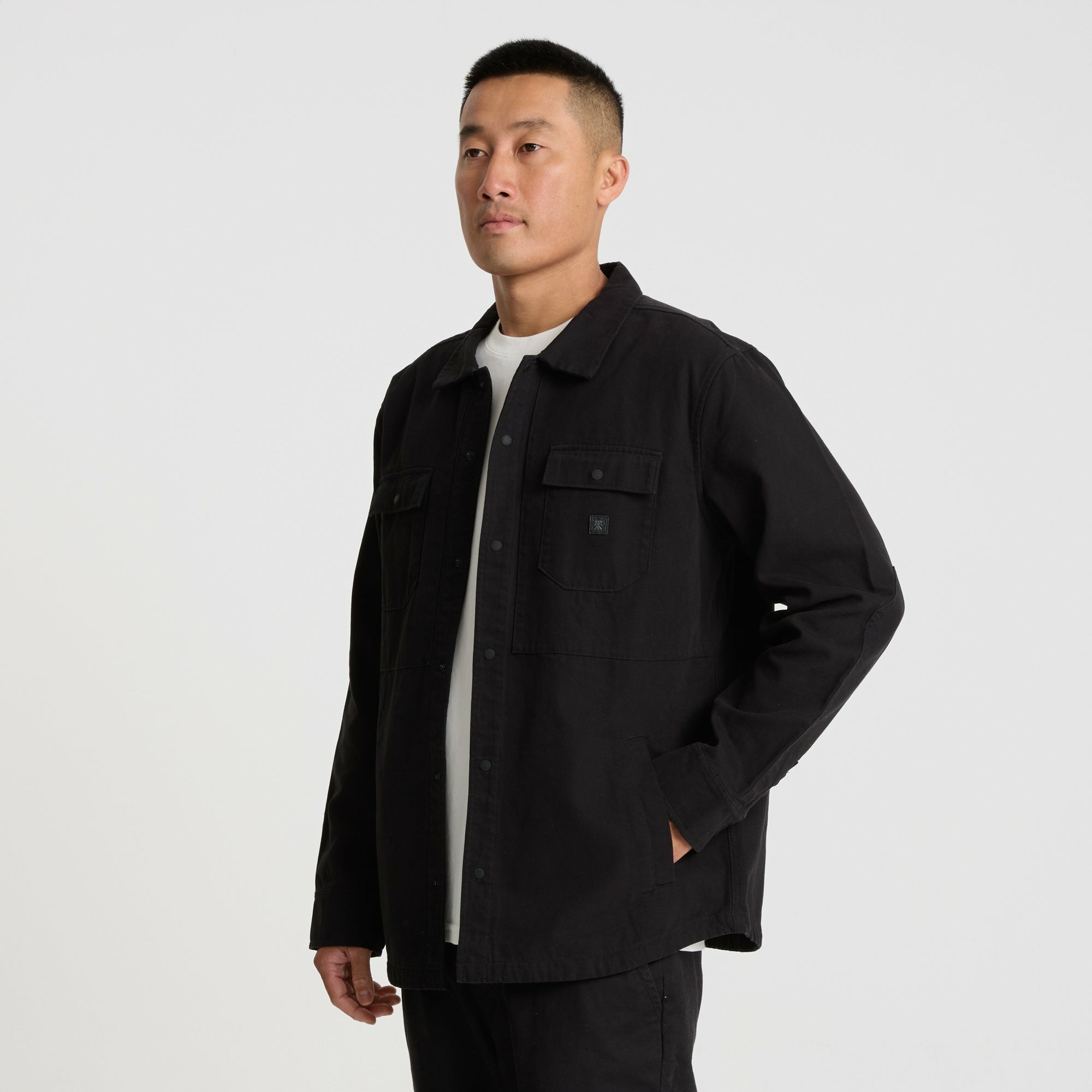 Hebrides Unlined Jacket in Black