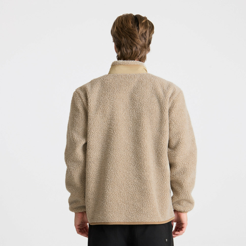 Campover Fleece Zip Hoodie in Khaki