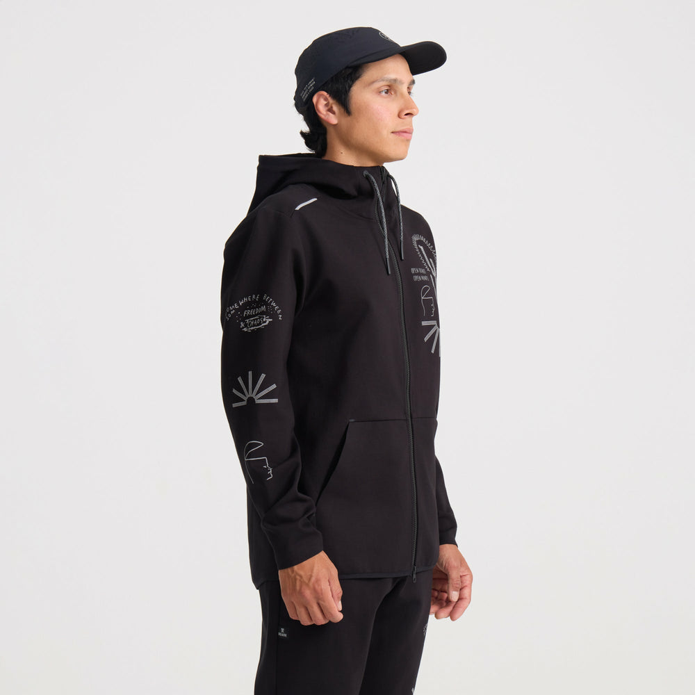 El Morro Zip Fleece 2.0 Hoodie in Black