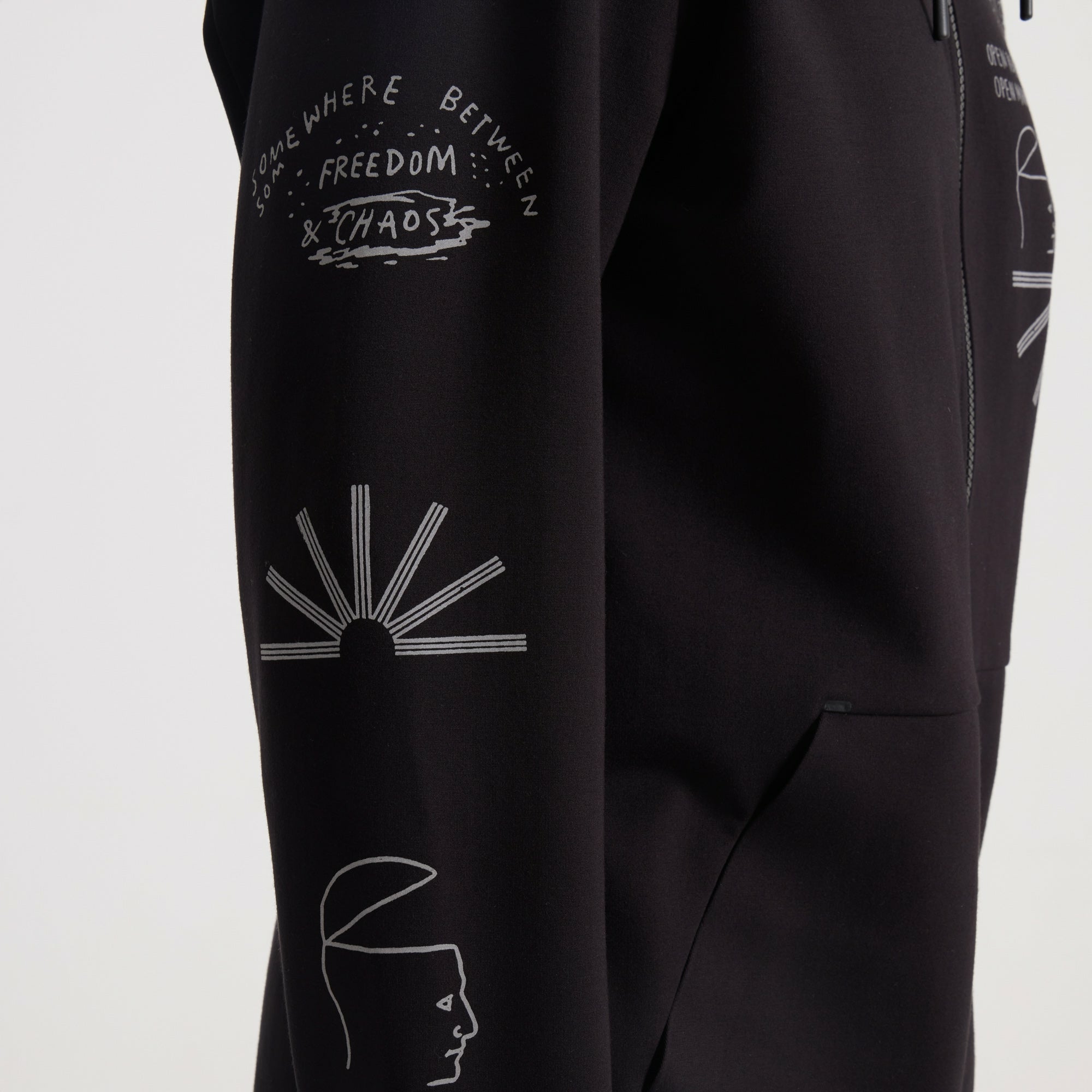 El Morro Zip Fleece 2.0 Hoodie in Black