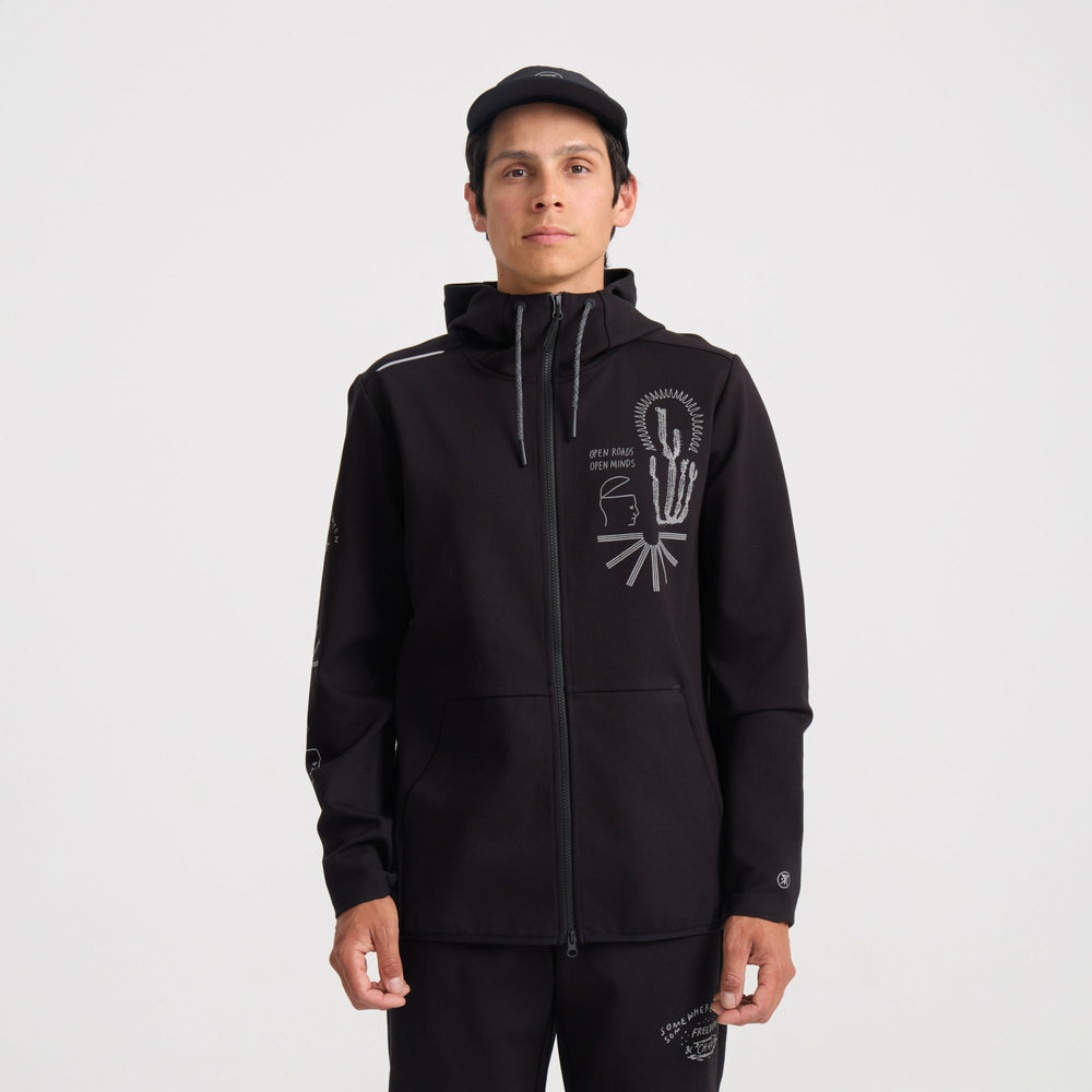 El Morro Zip Fleece 2.0 Hoodie in Black