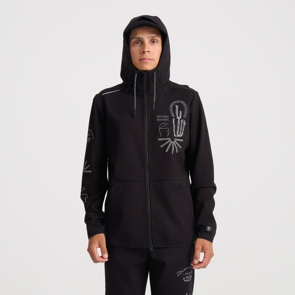 El Morro Zip Fleece 2.0 Hoodie in Black