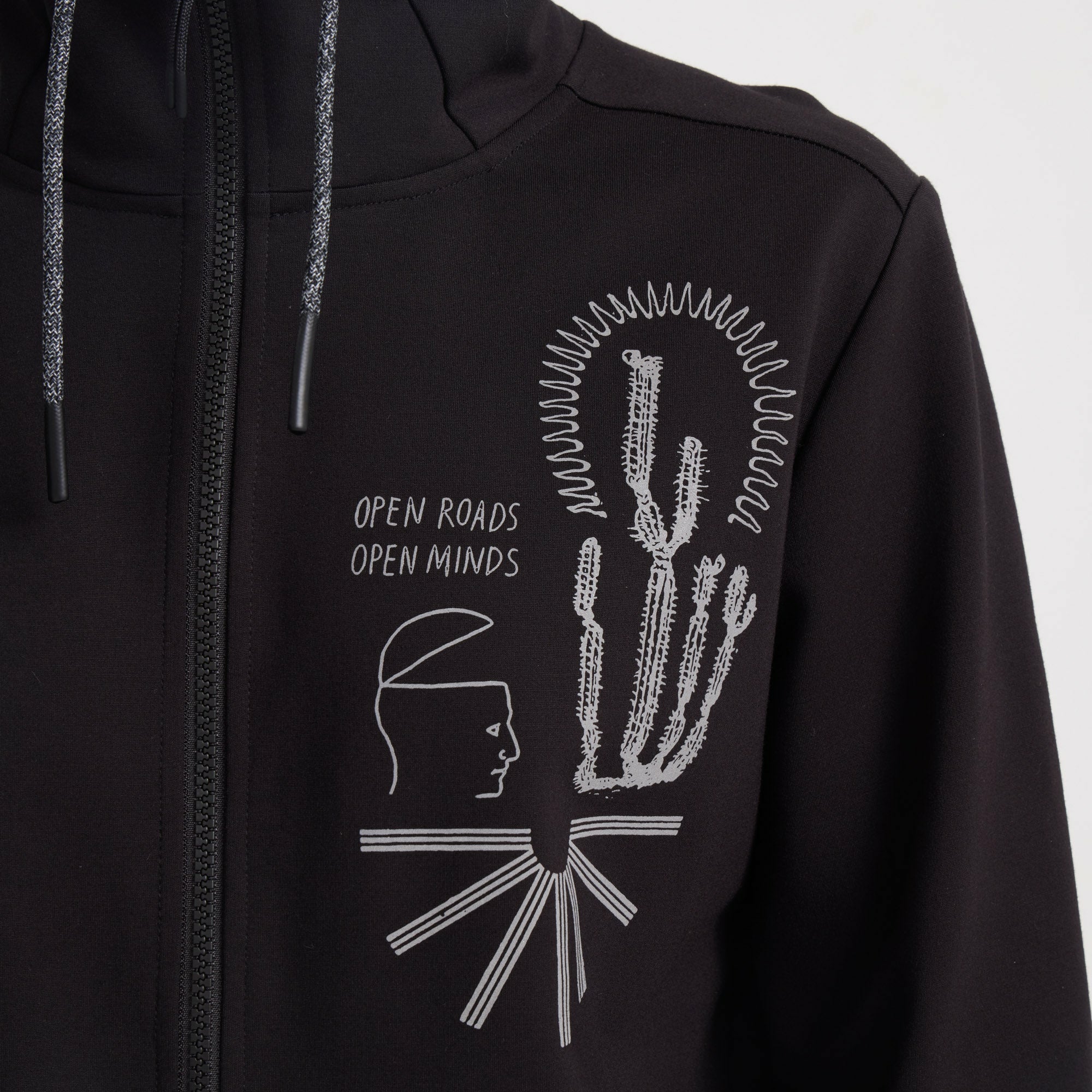 El Morro Zip Fleece 2.0 Hoodie in Black