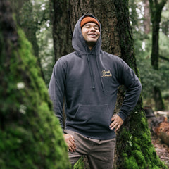 Nomads Badge Fleece in Onyx