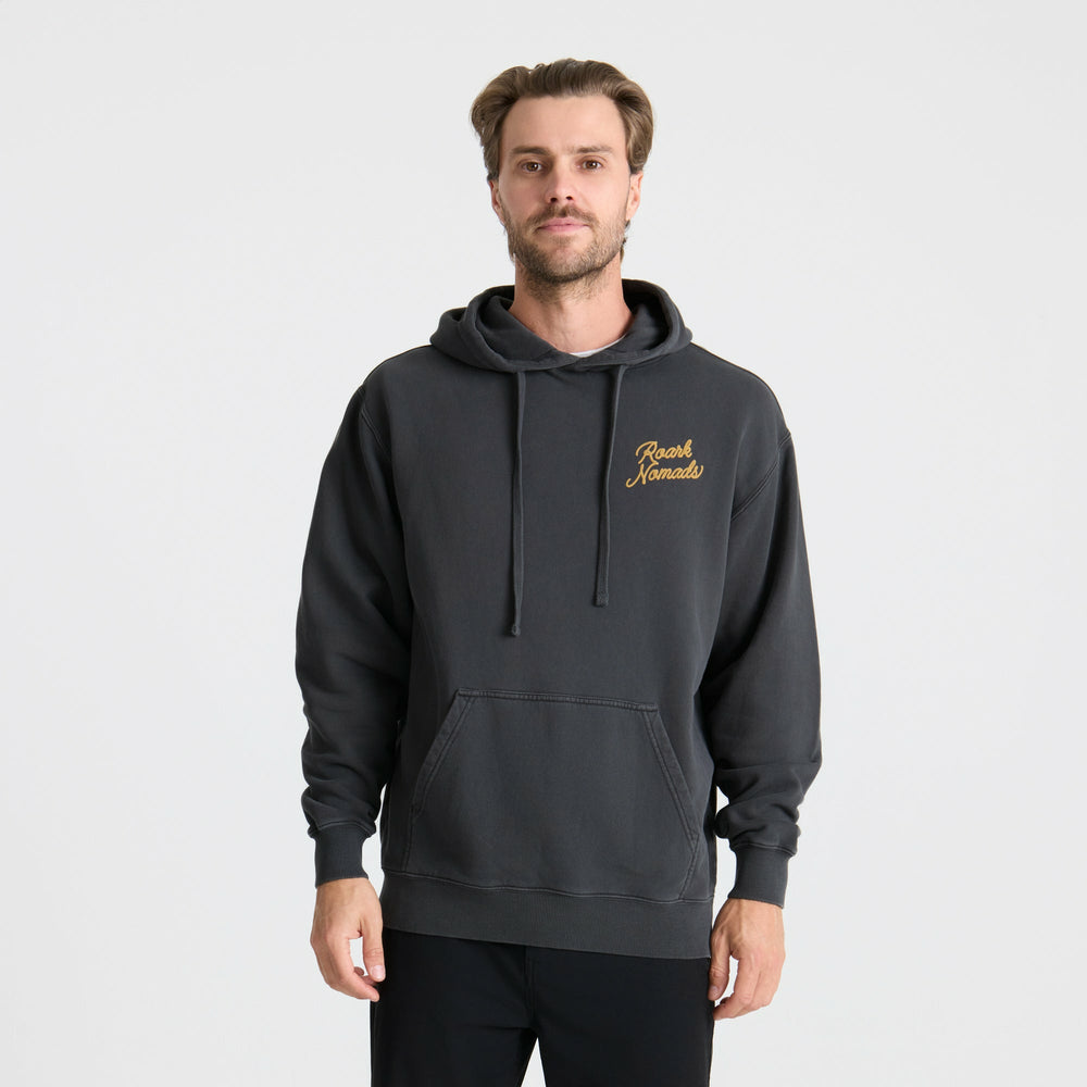 Nomads Badge Fleece in Onyx