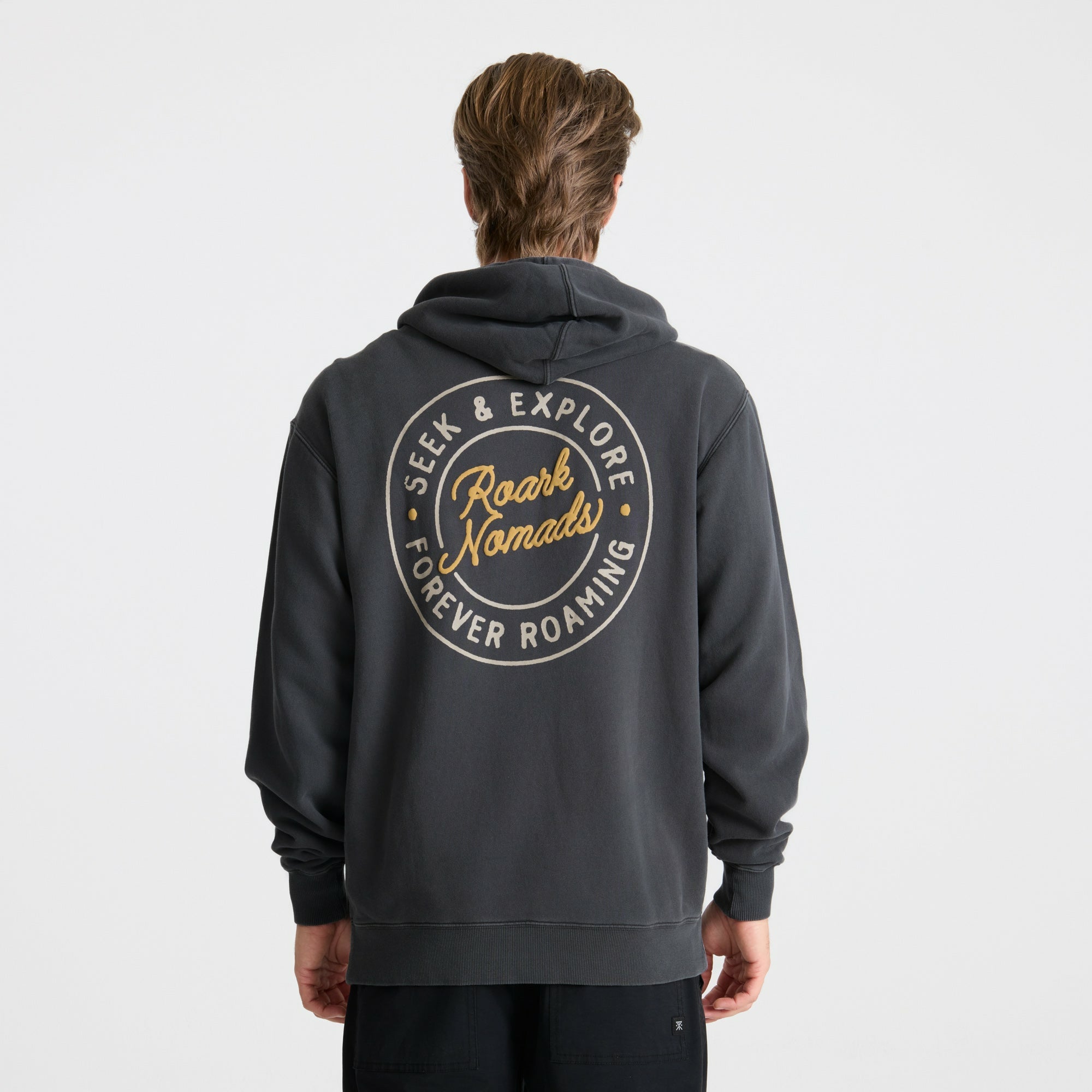 Nomads Badge Fleece in Onyx