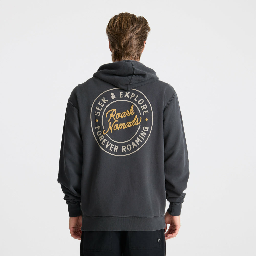 Nomads Badge Fleece in Onyx