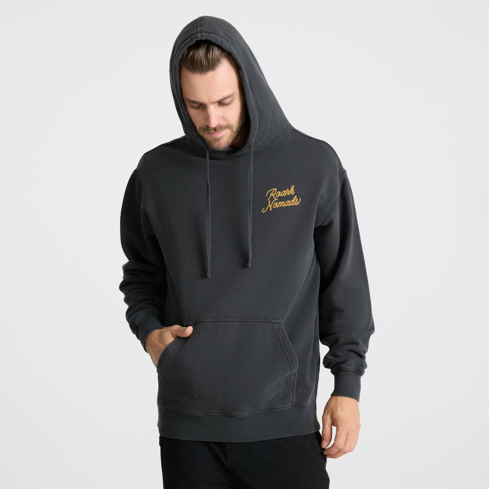 Nomads Badge Fleece in Onyx