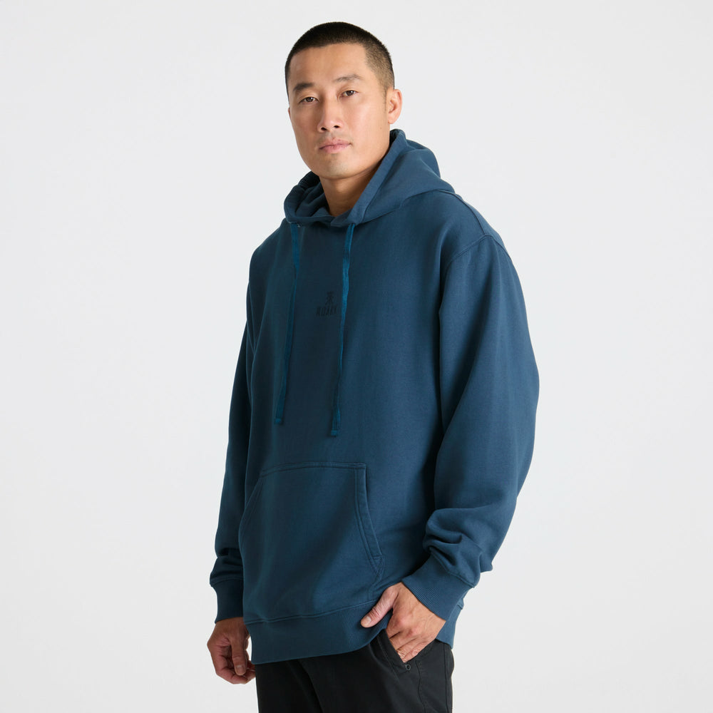 Safe Camp Embroidery Fleece in Navy