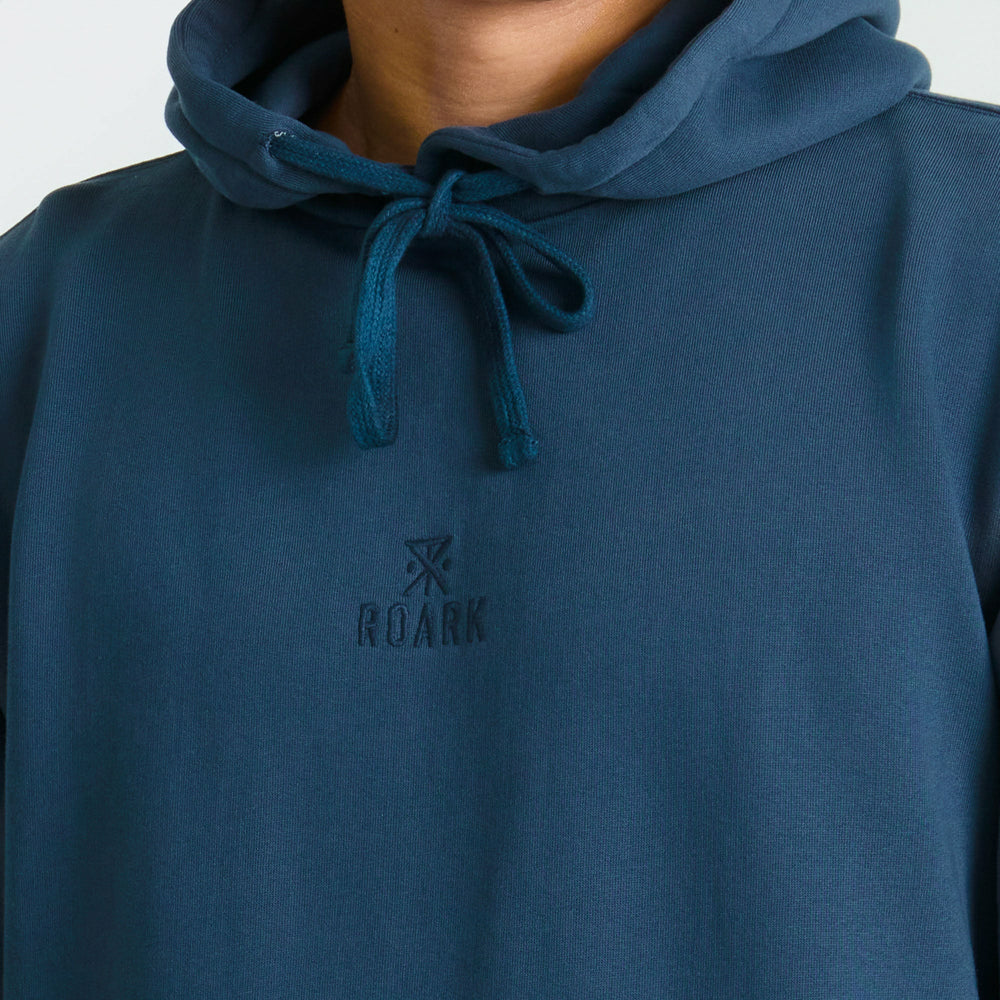 Safe Camp Embroidery Fleece in Navy