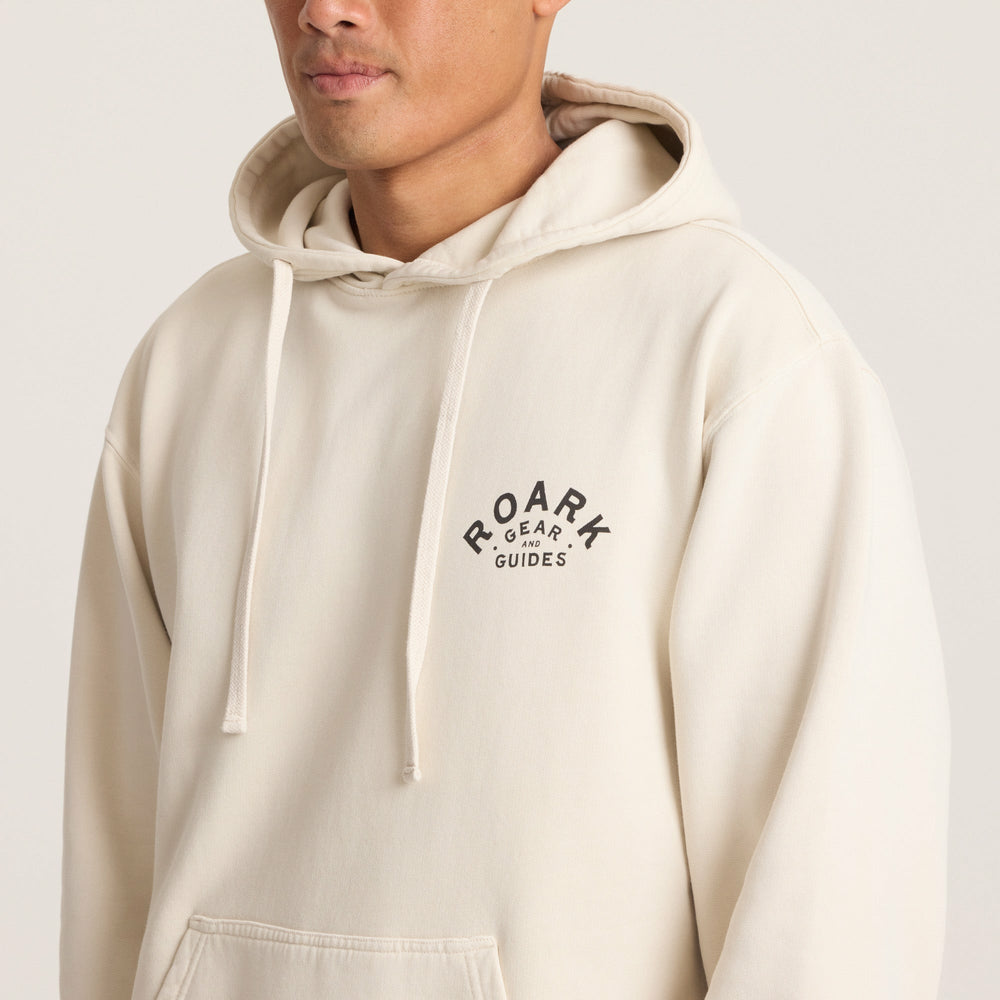Gear And Guides Hoodie in Bone