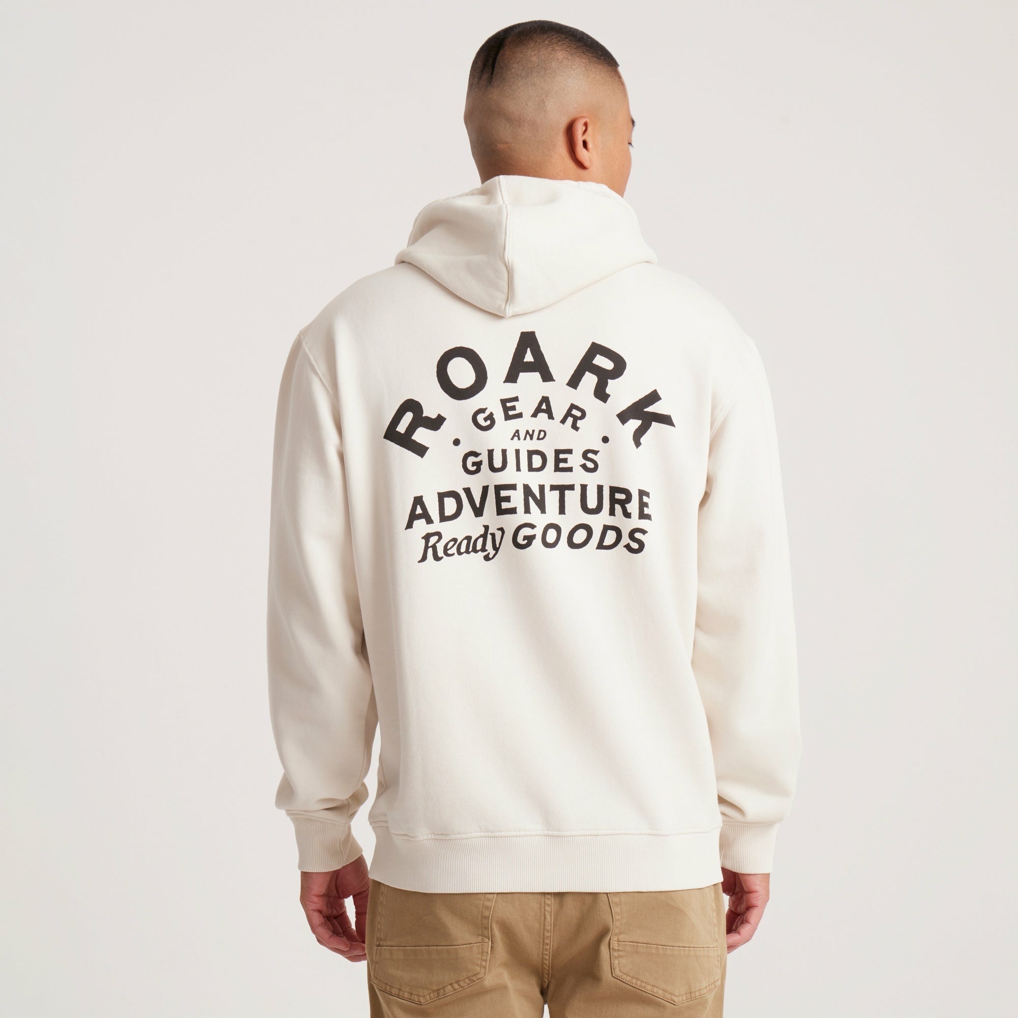 Gear And Guides Hoodie in Bone