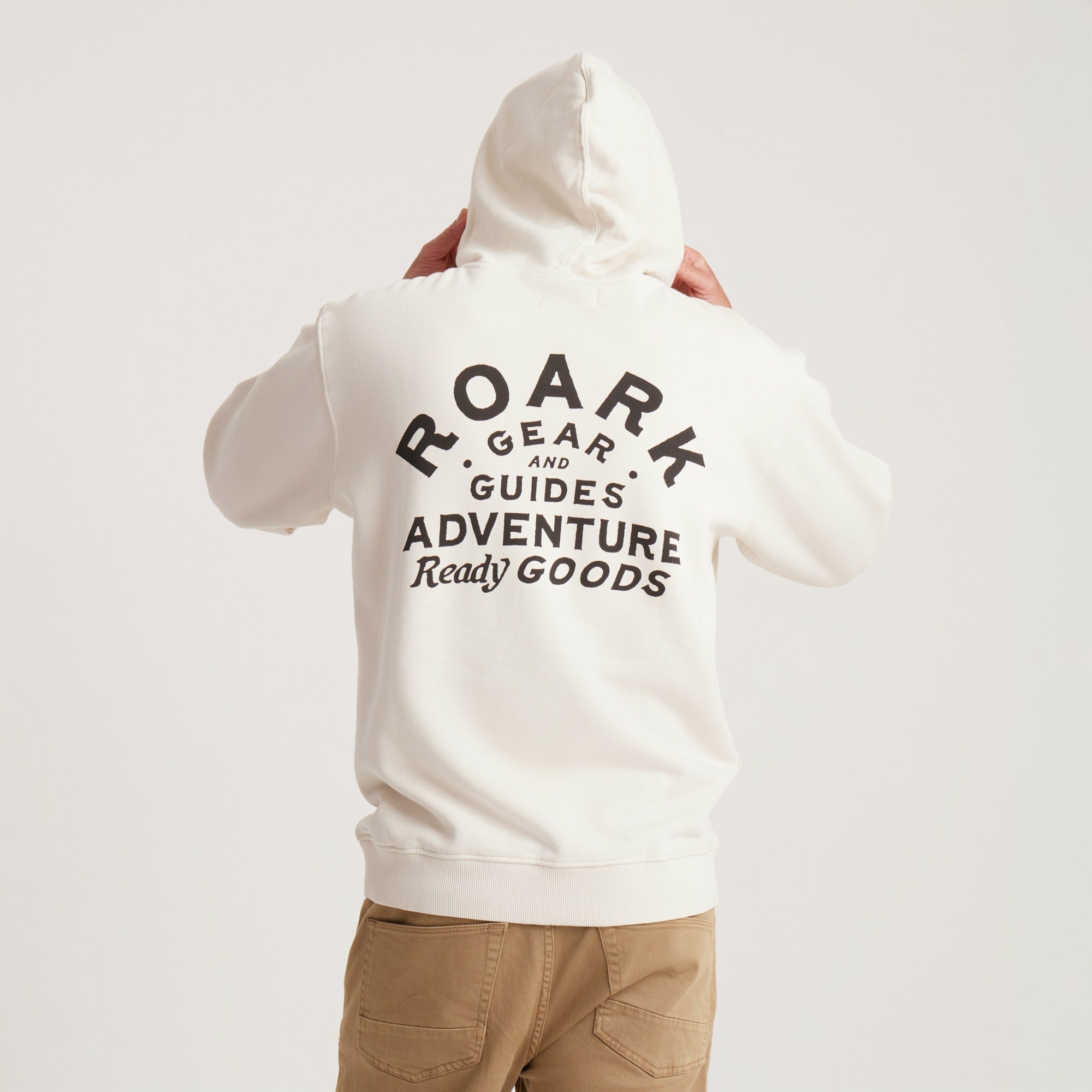 Gear And Guides Hoodie in Bone