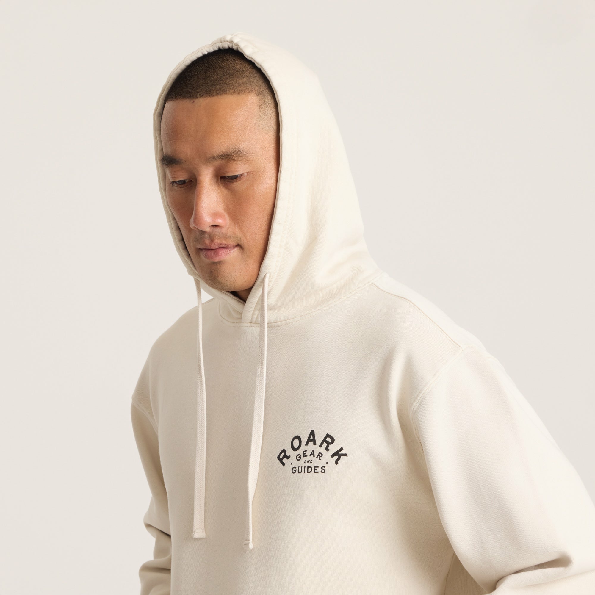 Gear And Guides Hoodie in Bone