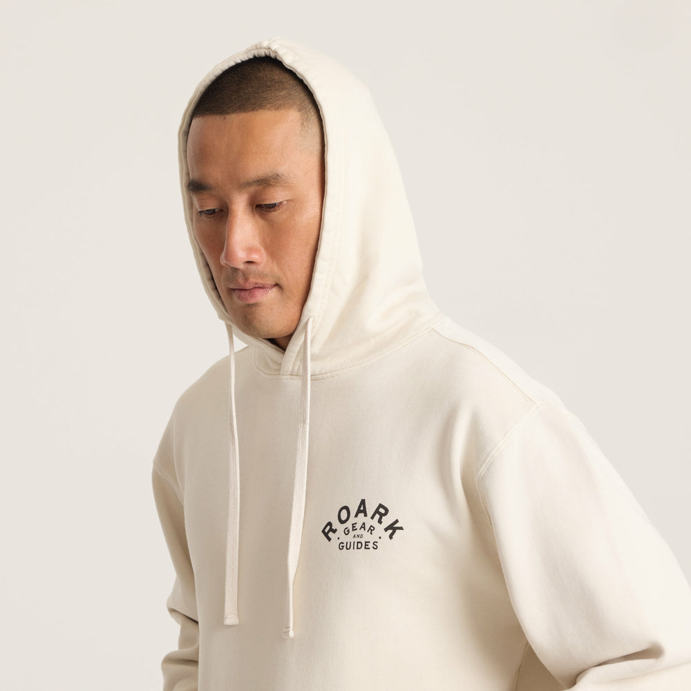 Gear And Guides Hoodie in Bone