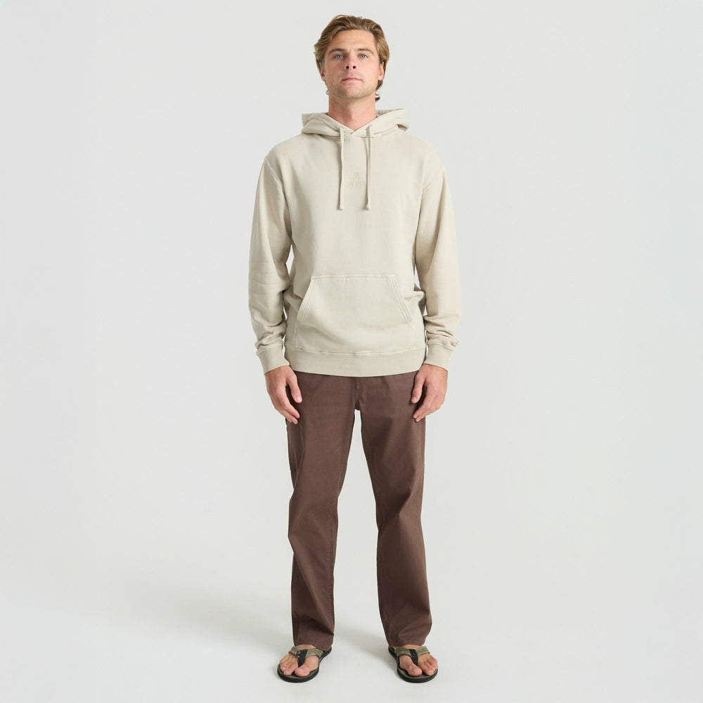 Safe Camp Embroidery Fleece in Fossil