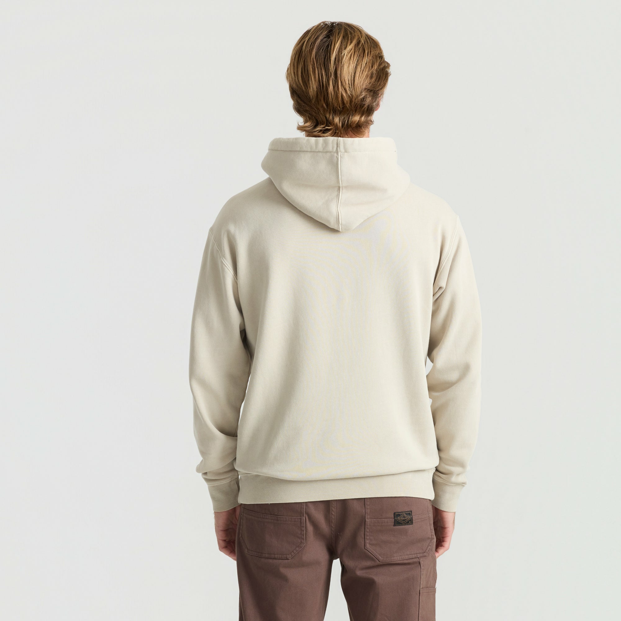 Safe Camp Embroidery Fleece in Fossil